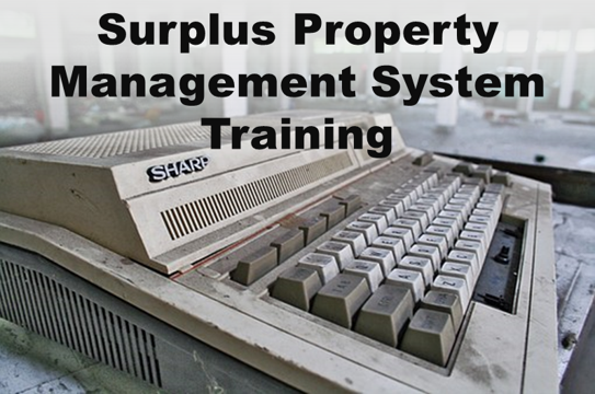 Surplus Property Training