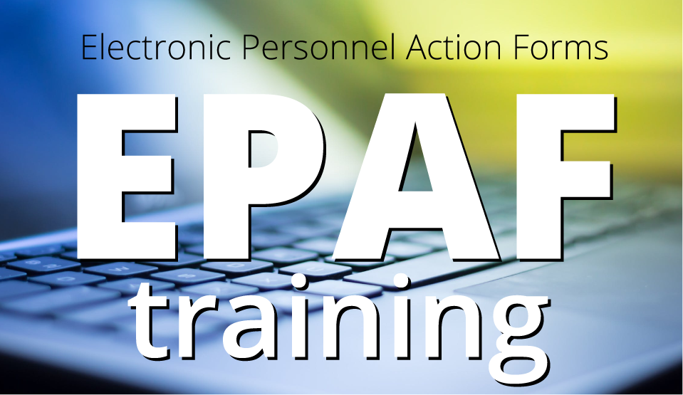 EPAF Training